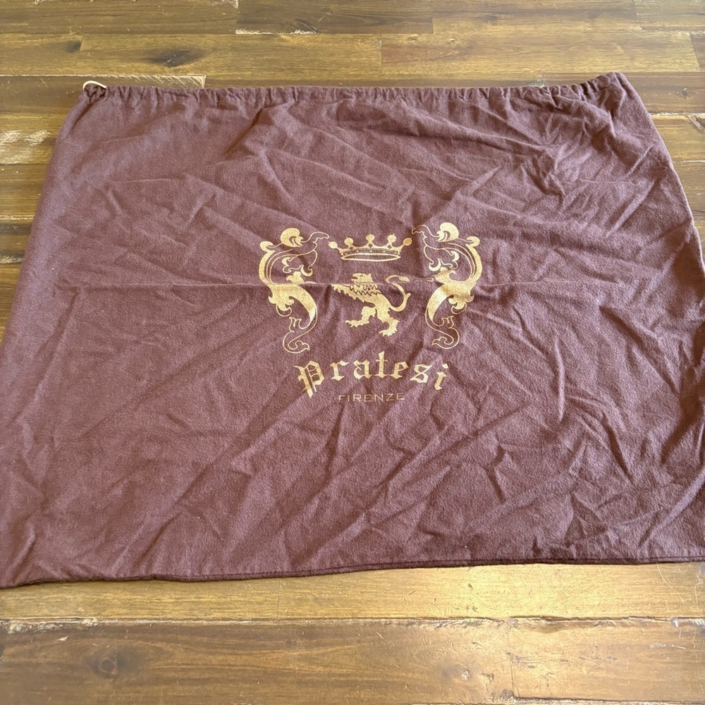 Pratesi Firenze Dust Bag Sleeve Cover Drawstring Travel Protective Case Medium